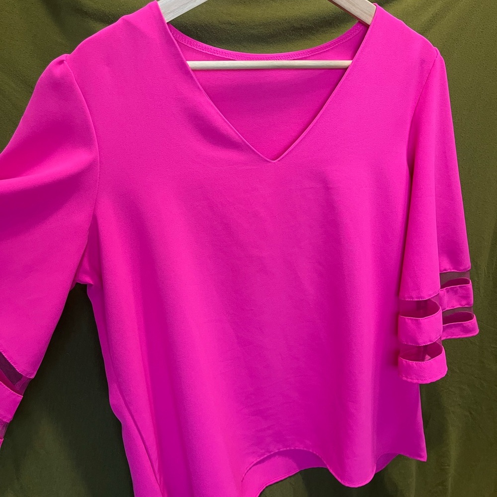 Vibrant Pink Women's Top
